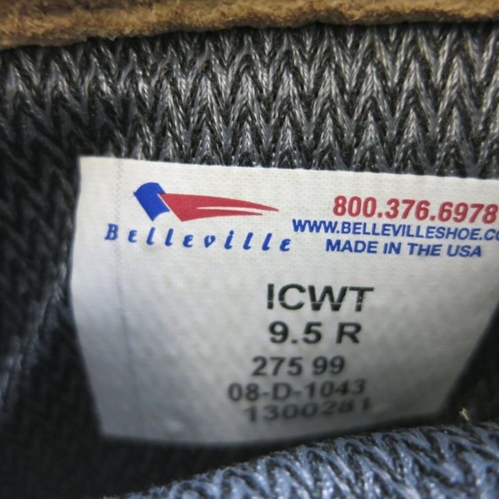 Belleville Tactical Military Suede Boots Made in USA Men's Sz 9.5 R - Picture 8 of 9